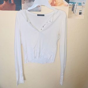 White Brandy Melville Long sleeve
